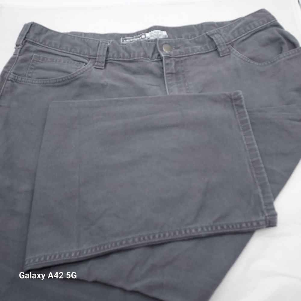 Carhartt Relaxed Fit Canvas Work Pants Mens 38x30 Gray Straight Leg Utility